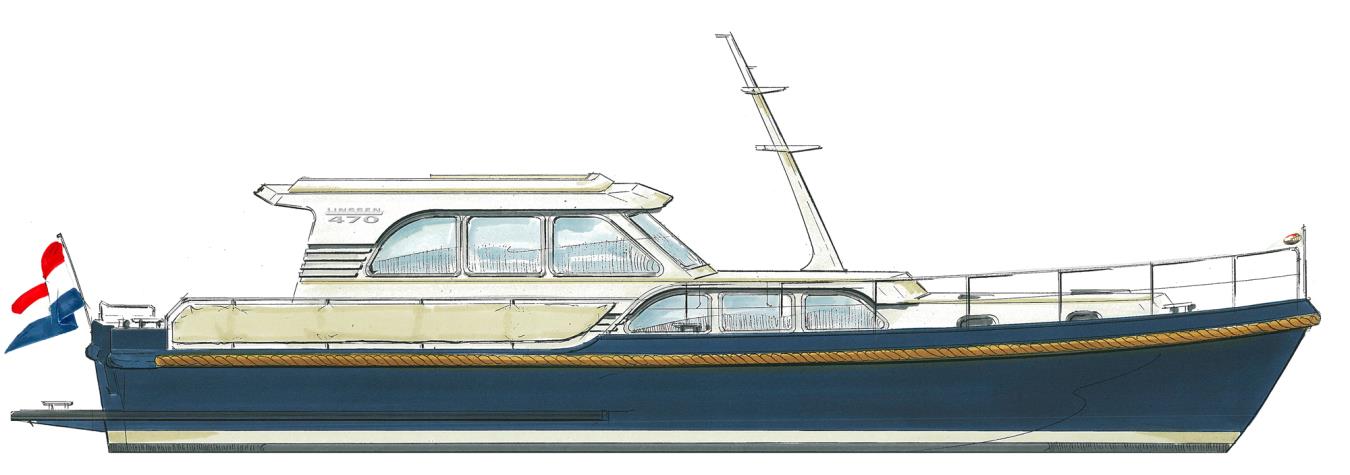 Linssen Grand Sturdy 470 Sedan Wheelhouse