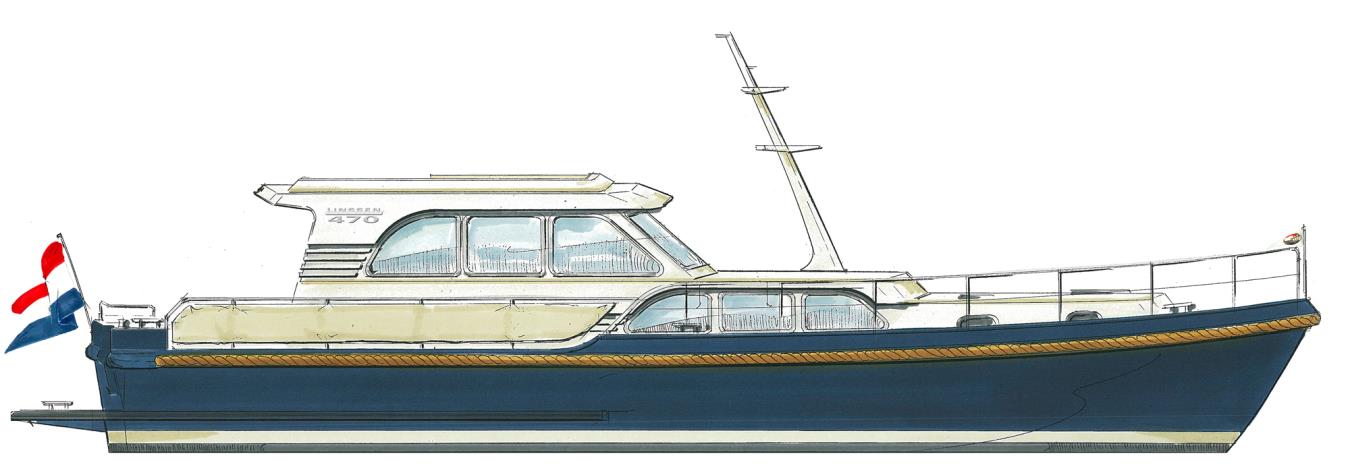 Linssen Grand Sturdy 470 Sedan Wheelhouse